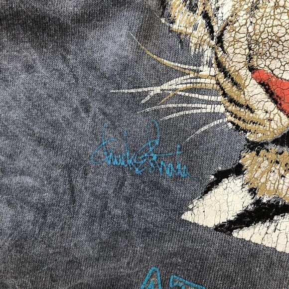 VTG Siegfried and Roy Mirage Shirt Mens Medium White Tiger Graphic Las Vegas - Picture 5 of 8